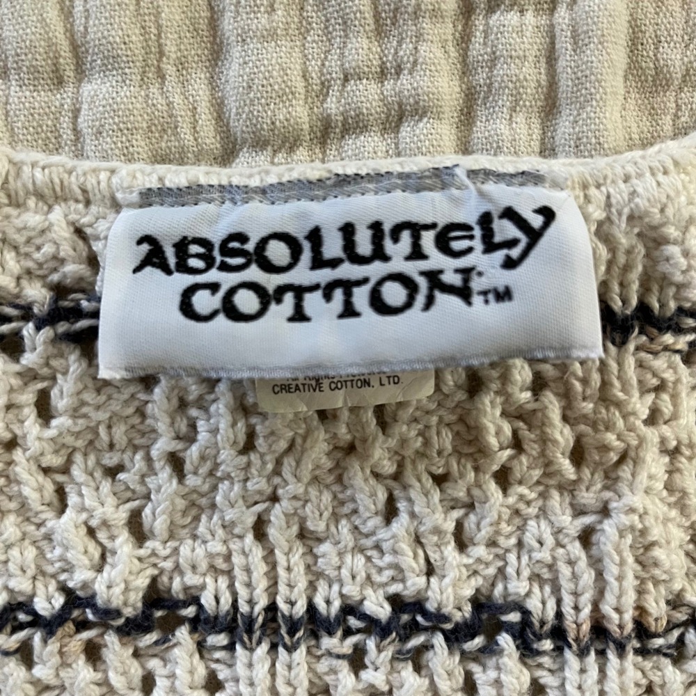 Vintage Cotton Made‎ in USA Woven Top - Picture 4 of 7